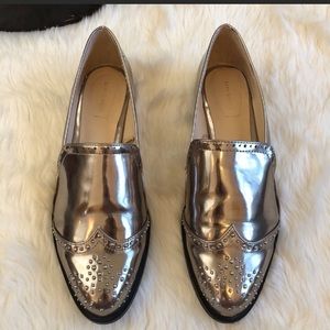 Zara Silver Wingtips